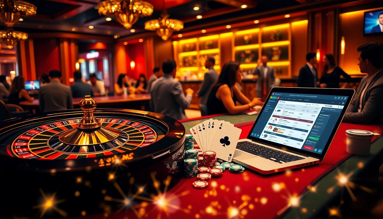 Engaging players at the exciting online gambling platform https://f168.news/ with roulette and poker.