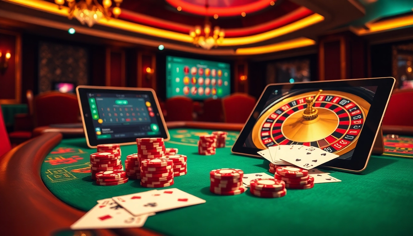 Experience the thrill of C168 casino gaming with vibrant poker chips and roulette wheel.
