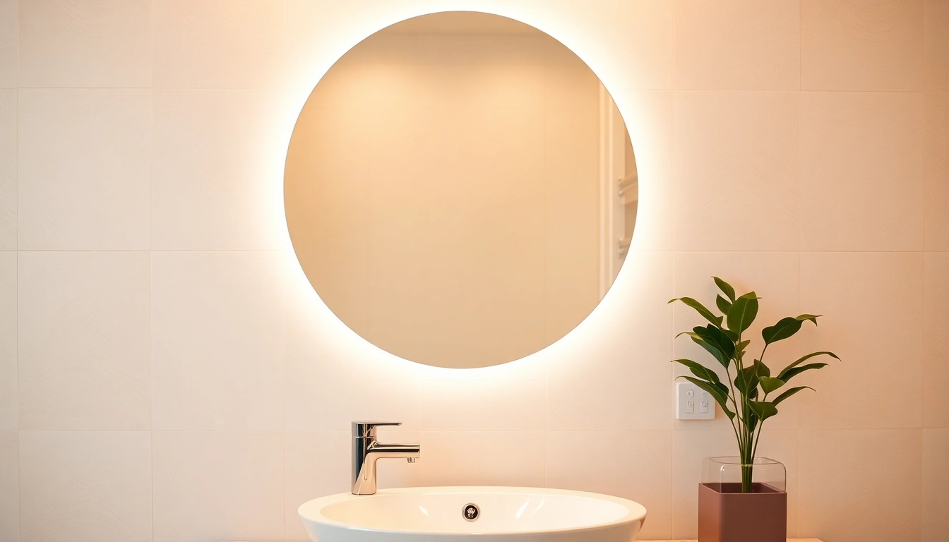 Illuminate your space with a stylish led mirror bathroom featuring sleek design.