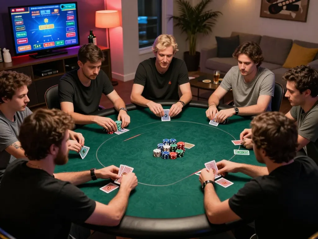 Players strategizing during a poker game online at CM88 for an engaging gambling experience.