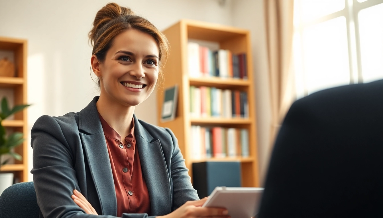 How to find my perfect career with a professional consultant in an inviting office setting.