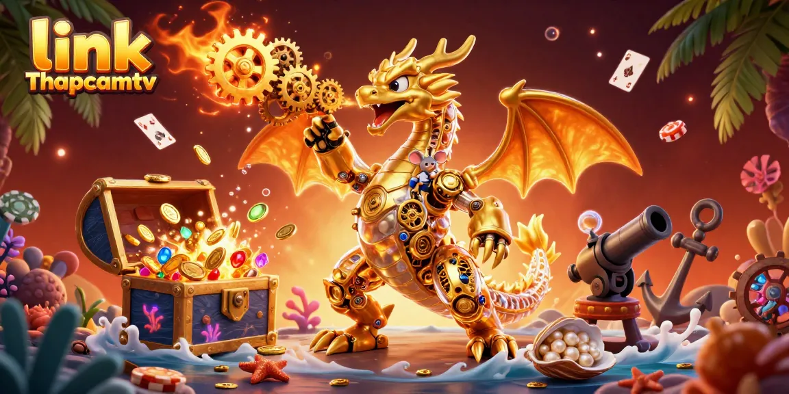 Engage with thrilling live betting action on link Thapcamtv with vibrant 3D illustration and casino elements.