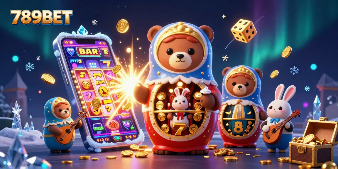 Experience thrilling games at 789BET while encountering vibrant 3D characters and casino elements.