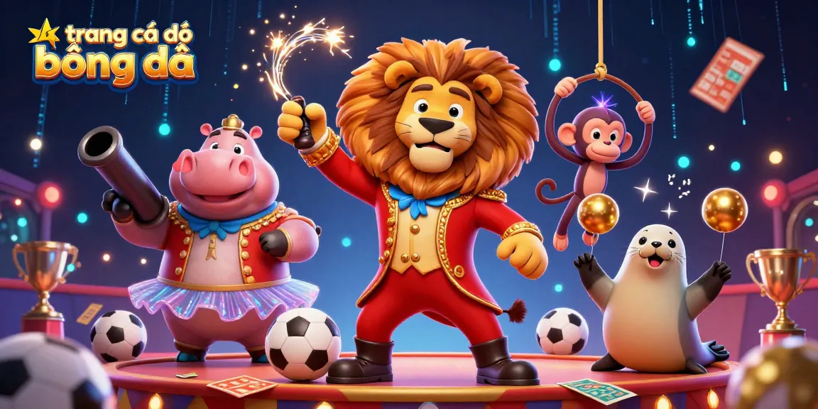 Engage in thrilling sports betting with trang cá độ bóng đá as characters enjoy dynamic action and winnings in a lively 3D scene.