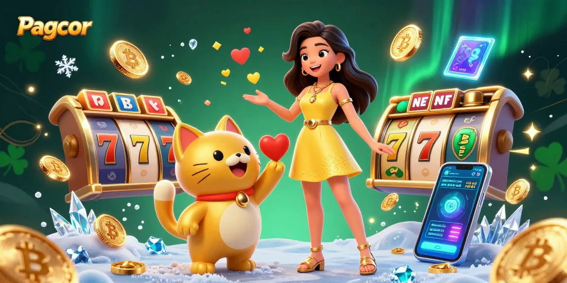 Experience the thrill of Pagcor slots and lucky games with vibrant colors and interactive elements.