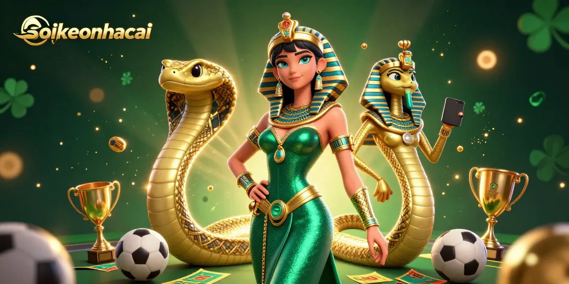 Bet on the latest sports trends with soikeonhacai, illustrated in a rich 3D scene featuring vibrant characters and exciting betting elements.