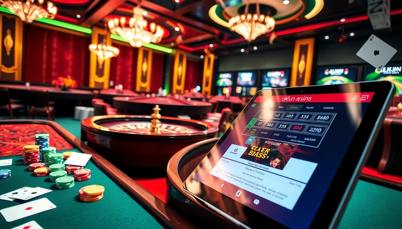 Experience the excitement of the okfun app with vibrant casino games and dynamic betting activities.