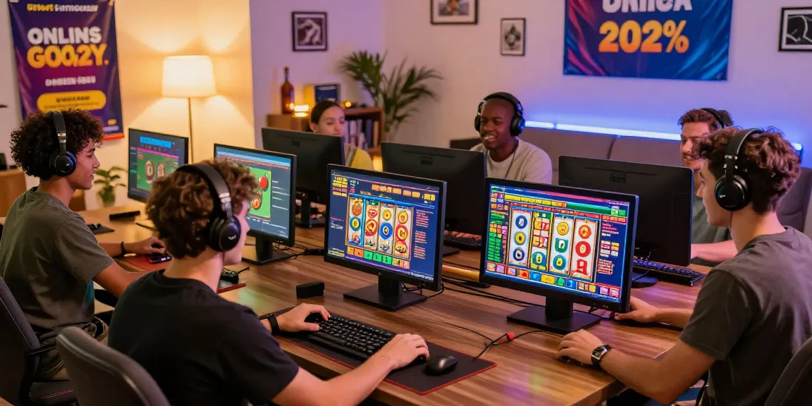 Players enjoying new online casino sites in a vibrant setting, highlighting engaging gameplay and bonuses.
