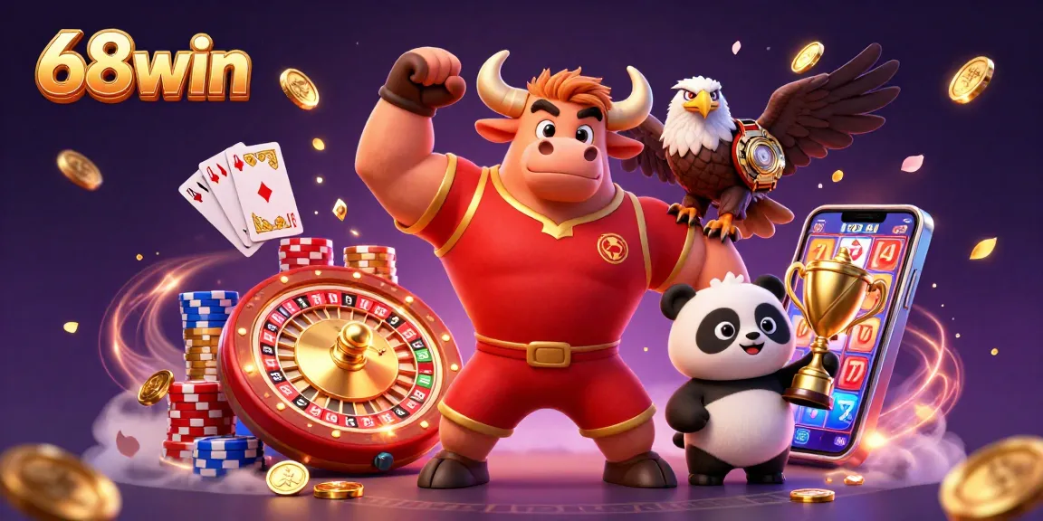 Experience thrilling wins at 68win with exciting gameplay and giant jackpots in this dynamic casino scene.