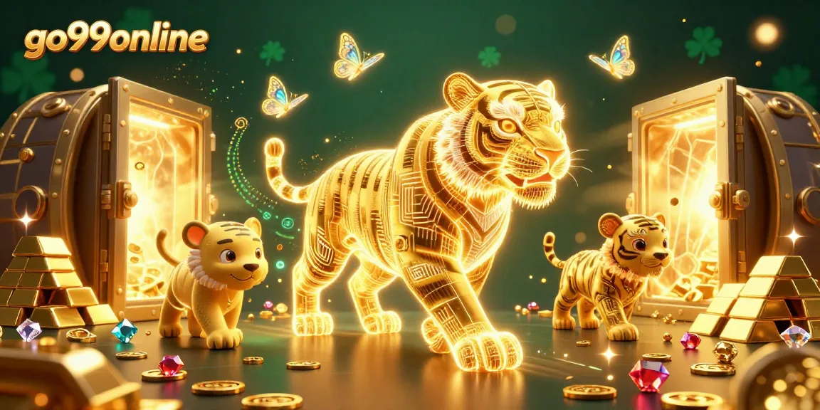 Engage in thrilling gameplay at go99online, featuring vibrant casino elements and interactive digital art.