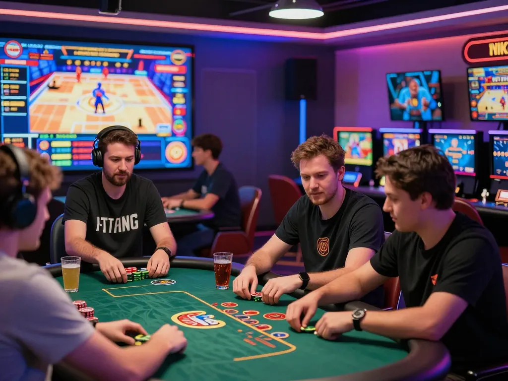 Immersive online gaming experience with players enjoying 8KBET's vibrant interface.