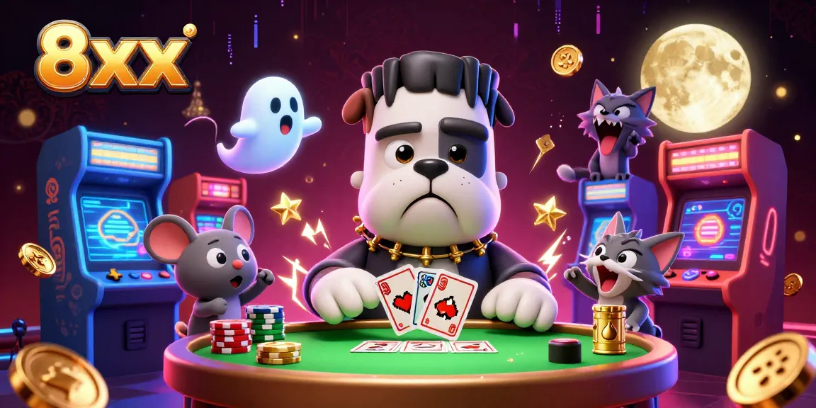 Experience thrilling gameplay at 8xx with a vibrant casino scene brought to life in 3D.