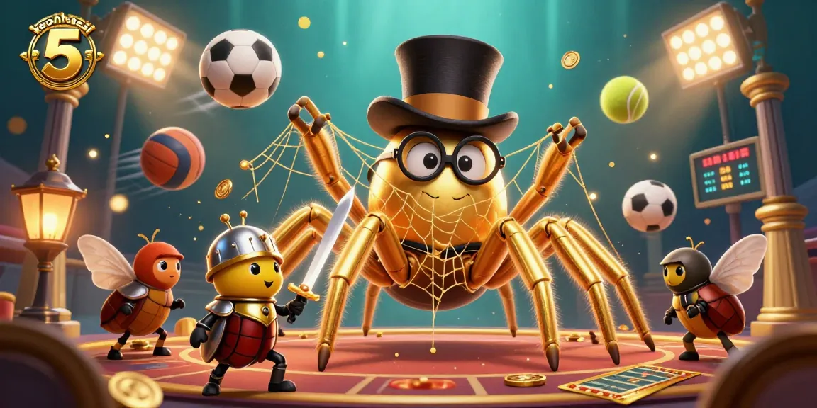 Engage with keonhacai 5 sports betting excitement through this vivid 3D casino illustration.