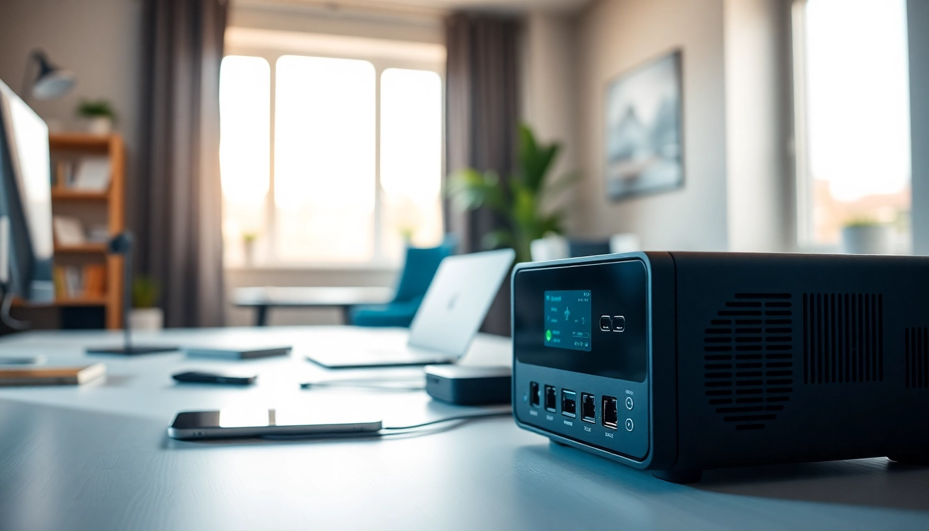 Optimize your workspace with EcoFlow power solutions that enhance productivity and connectivity.