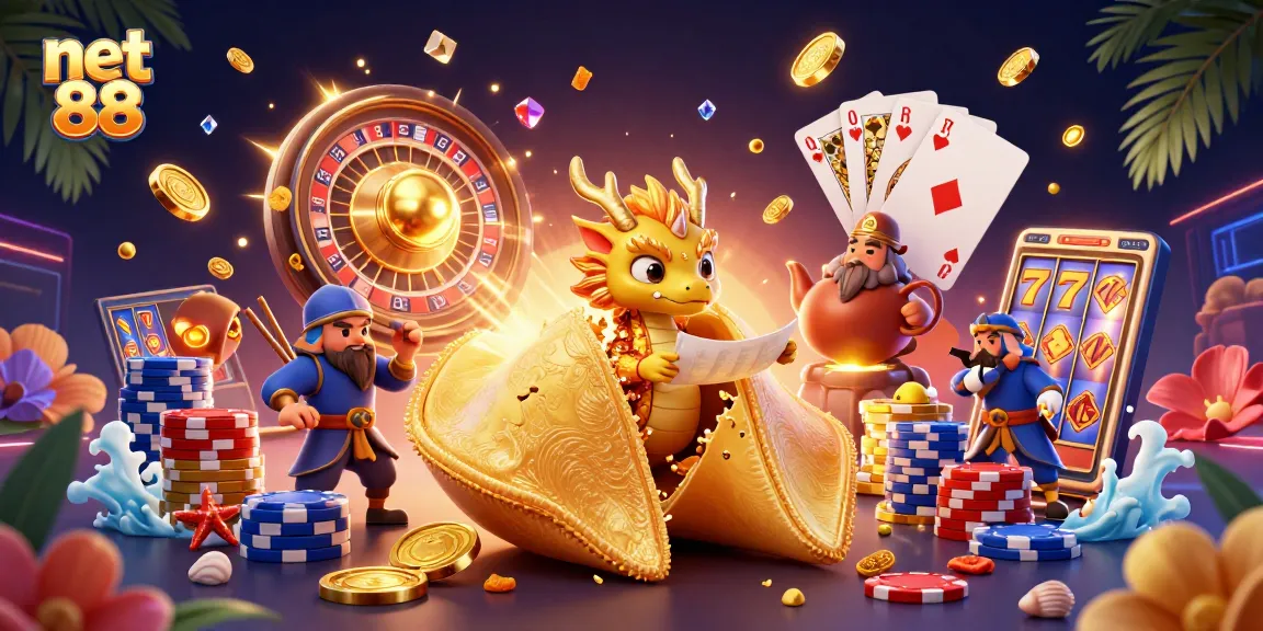 Experience net 88 through vibrant 3D casino elements and dynamic gameplay visuals.