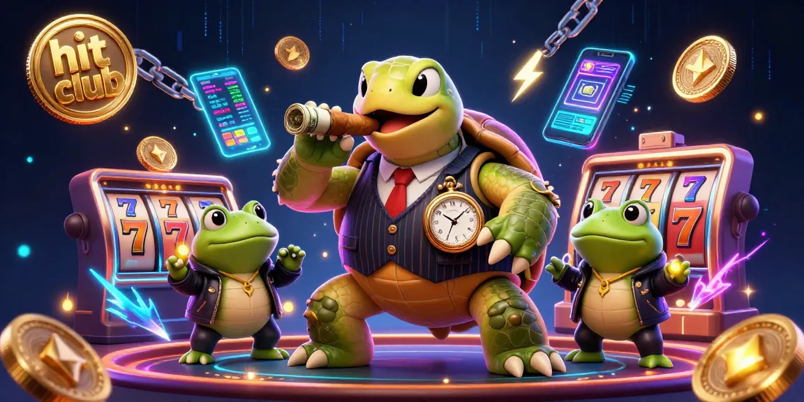 Experience thrilling wins at hit club with vibrant casino elements and digital excitement!