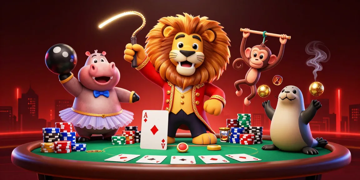 Experience the thrill of 789WIN with vibrant characters and dynamic gambling elements in this 3D illustration.