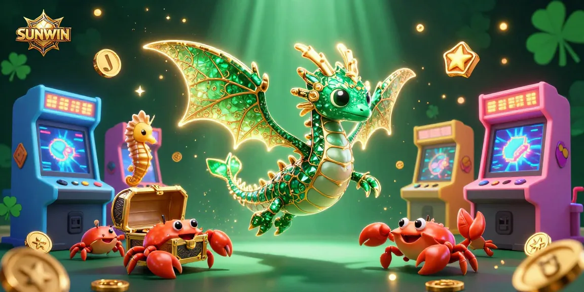 SUNWIN offers thrilling casino experiences with vibrant sea dragons and exciting game machines.