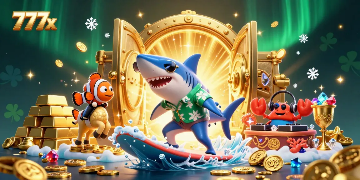 Enjoy exciting gameplay at 777x with vibrant casino scenes and animated characters.