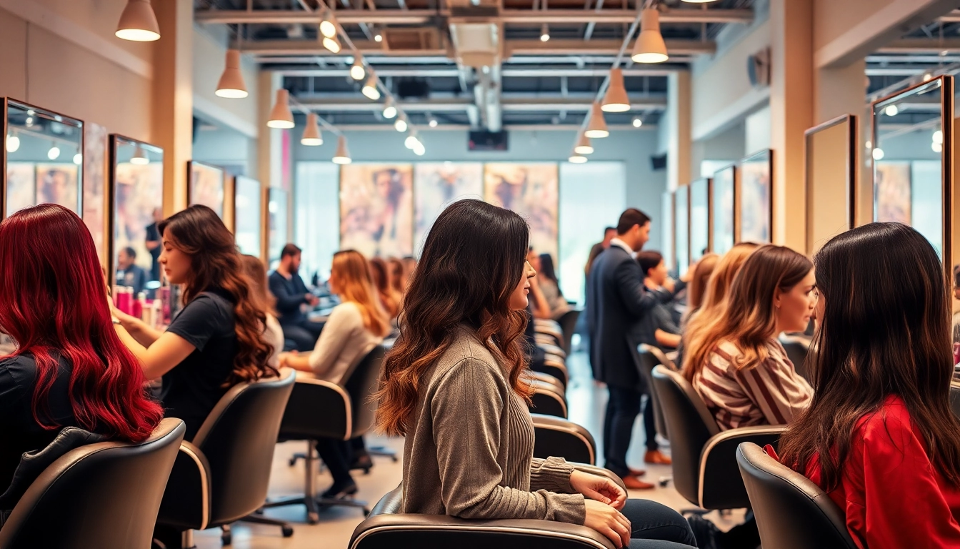 Find the best hair salons with expert stylists providing vibrant hair services in a welcoming environment.