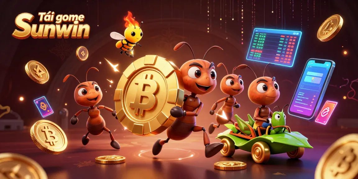 Experience thrilling gameplay with Tải game Sunwin featuring cartoon characters in a vibrant casino scene.