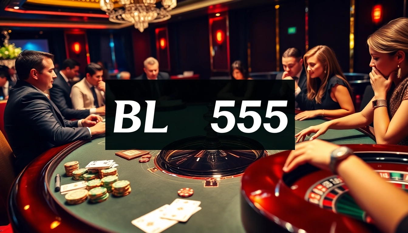 Experience the excitement at BL555 casino with vibrant gaming tables and thrilling action.