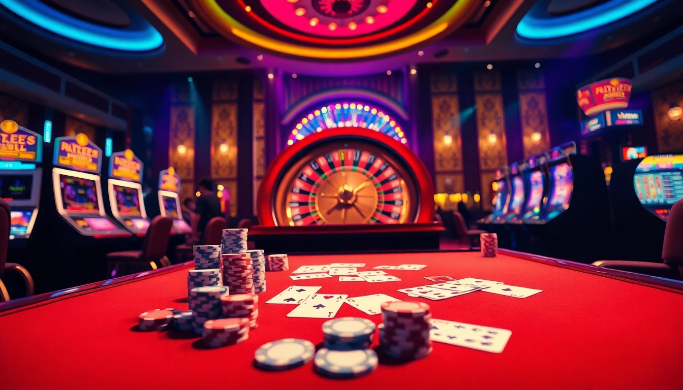The thrill of online gambling at https://f168i.tv/ with engaged players at a luxurious casino table.