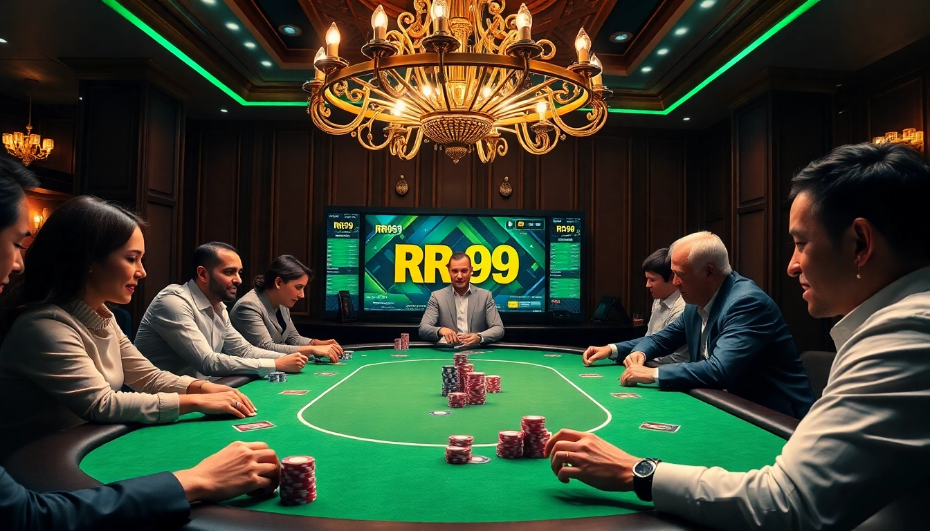 Experience thrilling poker action at https://rr99x.com/ with vibrant gaming tables and engaging players.