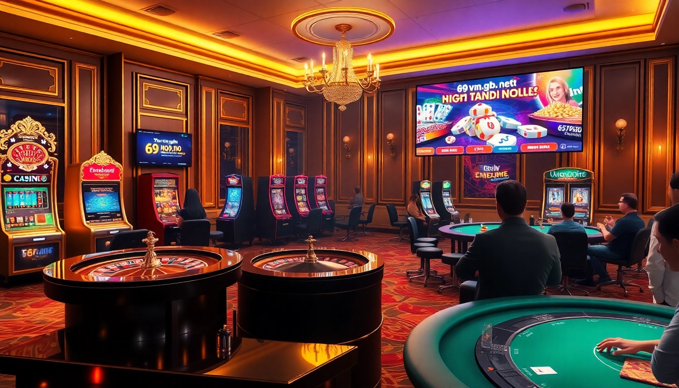 Engage in thrilling online gambling experiences at 69vn.gb.net with modern casino visuals.