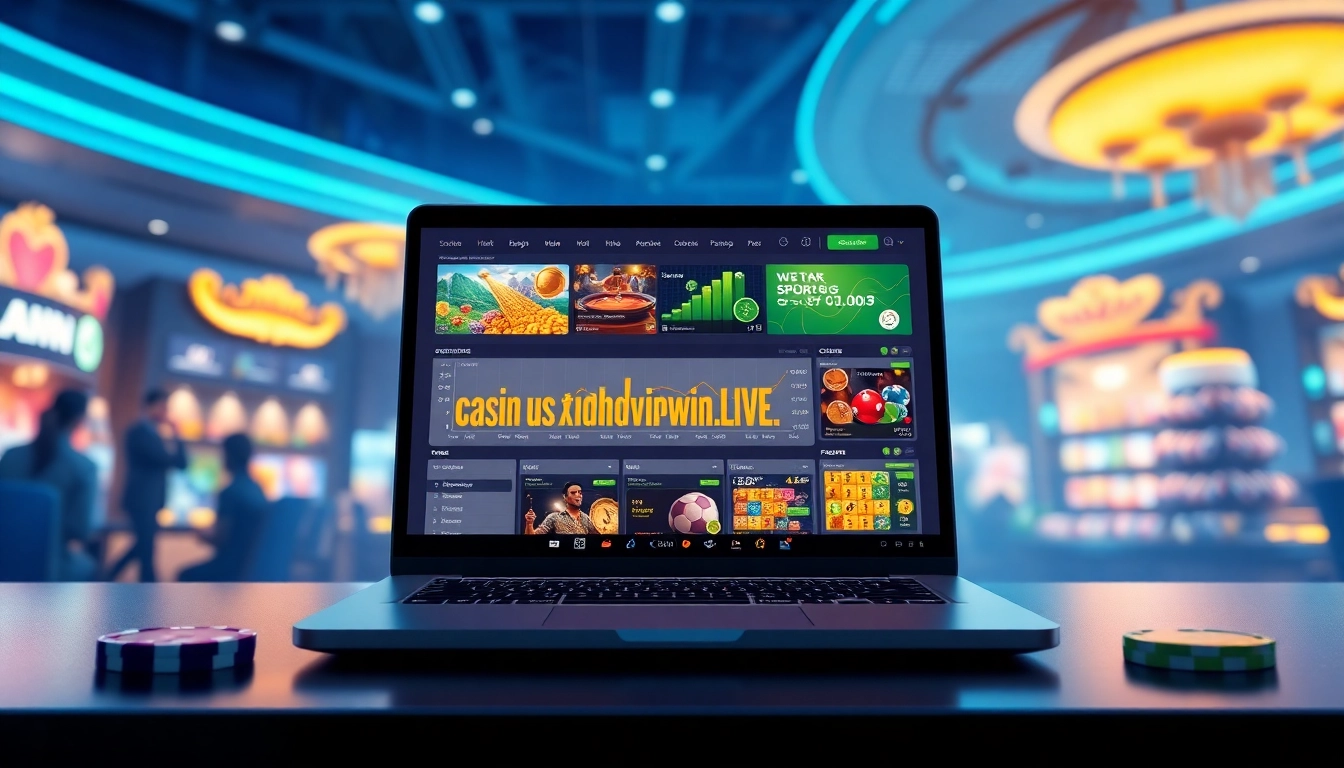 Experience the excitement of okvipwin.live with a vibrant online betting platform showcasing sports and casino games.