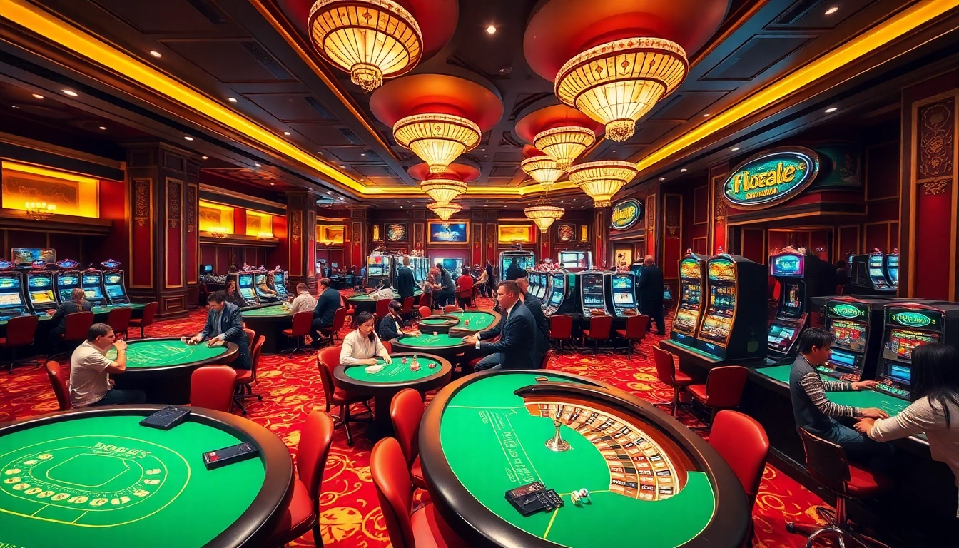 Experience thrilling games and excitement at 8day.cn.com casino with vibrant tables and slot machines.